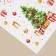 Sticking with a luminous layer "New Year's fairy tale", Christmas tree, 10.5 x 14.8 cm, New Year