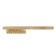 Metallic manual scrap brush, wooden handle, 5-row