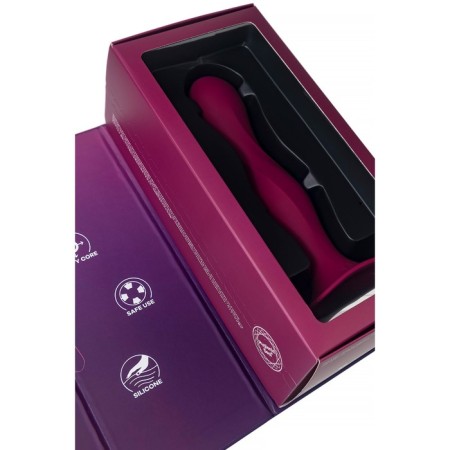 Satiffyer Double Ball-R phallimitator, 18 cm, silicone, red color-13