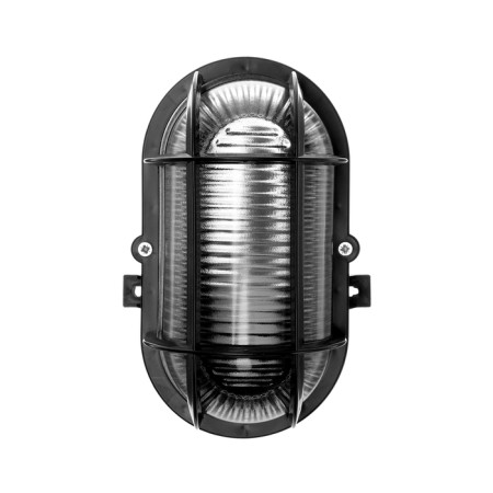 TDM lamp NBP 02-60-004, "Euro", E27, 60 W, IP54, protective grid, black-2