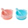 Baby plate on a suction cup with a spoon, mix