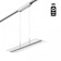 Snow -linen three -dimensional novotech lamp. Iter, 30W, LED, 848x602x160 mm, white color