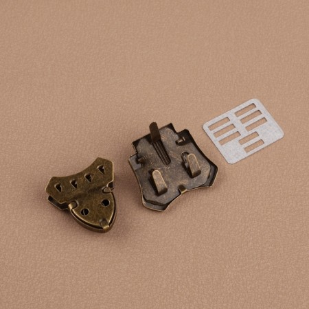 Bag -4.2 cm fastener, bronze color-3