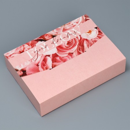 Box a gift folding envelope, packaging, "Your Dreams", 22 x 16 x 5 cm