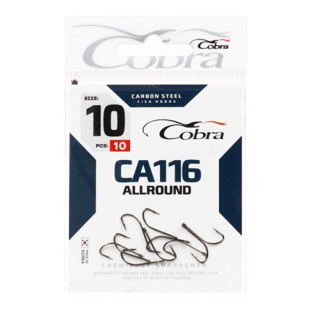 Cobra Allround hooks, series CA116, No. 10, 10 pcs.
