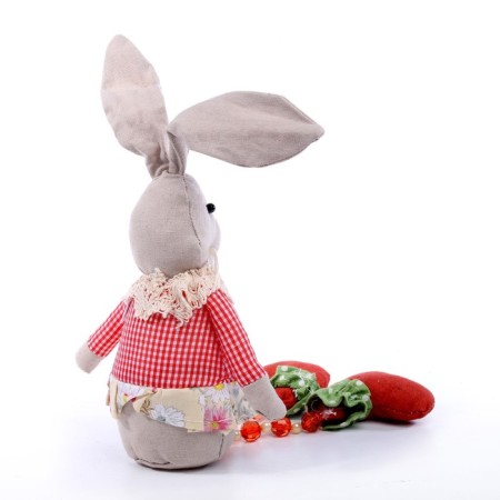 Soft toy "Bunny", in a cage, 15 cm-2