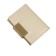 Cover for auto documents on the button, beige color
