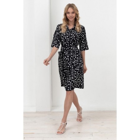 Dress shirt female Eliseeva Olesya, size 46, black color