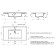 Snow -out sink Uperwood Parma 85 cm, white glossy