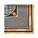 Women's scarf minku 70*70 cm, black