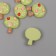 Decor for creativity plastic "Apple tree" set 6 Sh 2.5x2.3x0.8 cm