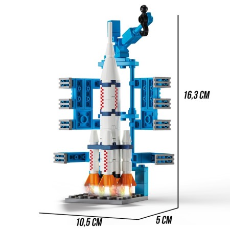 Designer "Cosmos. Rocket carrier ", 120 parts-1