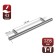 Hand -on Railing Cappio Frida, Stainless. steel, d = 12 mm, m/o 128 mm, matte nickel color