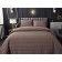 A set with a bedspread "Irma", size 230x250 cm, 50x70 cm - 2 pcs, color of Mokko