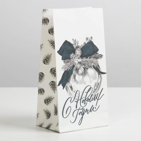 Package without pens "Winter time", 10 x 19.5 x 7 cm, New Year