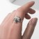 Ring "Skull", color silver, dimensionless