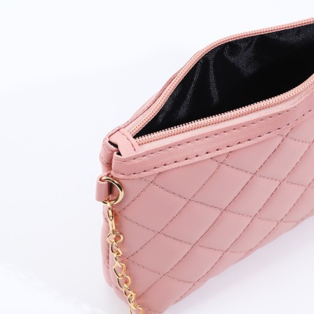 Bag Cross-Bodi with a zipper, pink color-7