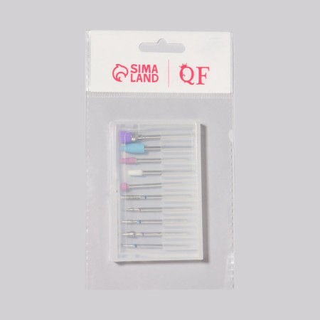 Tretens for manicure in a plastic organizer, 10 pcs-9