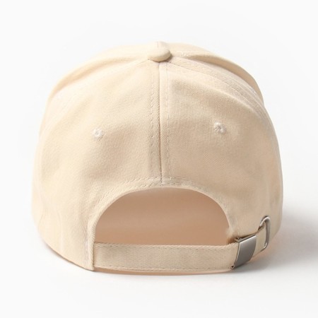 Minaku cap "Vintage", beige color, size 56-58-6