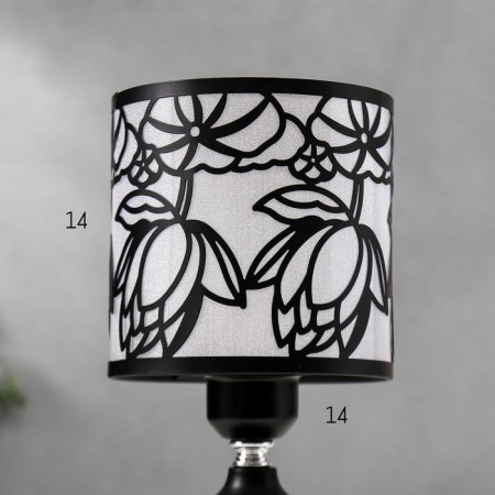 Table lamp "Lotuses" E27 40W Black 14x14x28 cm Risalux-3