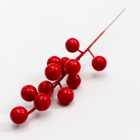 Decorative berries on the stick "Joy" 5 × 5 × 23 cm-2