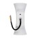 Facade lamp "Elegant", FSD-091, 6 W, 3000K, IP65, 220 V, Metal, Bely