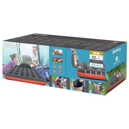 Матрас надувной Roll & Relax, 203 x 152 x 22 см, 67703 Bestway-6