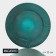 Glass Play of Emerald, D = 33 cm, green color with silver lifting