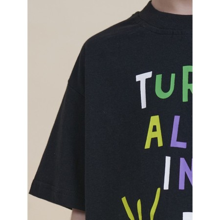 T -shirt for boys, height 116 cm, black color-2