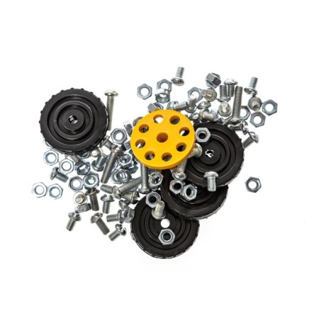 Metal designer No. 7 for labor lessons, 148 parts-4