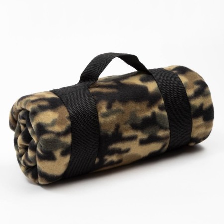 Plaid "Ethel" green camouflage 130x150 cm, 100% p/e, fleece 160 g/m2