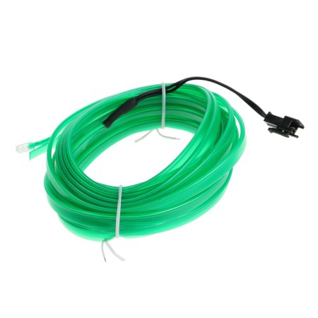 Cartage neon thread for lighting salon, feeder 12 V, 5 m, lemon-9