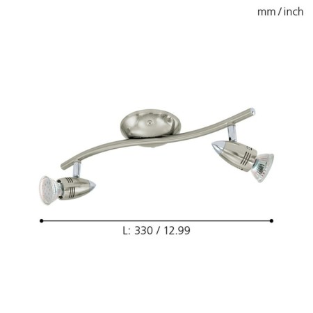 Lamp Magnum-LOD, 2x2.5W GU10, Nickel color, chrome-1