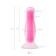Anal sleeve "Pitches-fire", glowing in the dark, silicone, color transparent