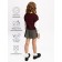 Жилет для девочки Amarobaby Knit, рост 146 см, цвет бордовый