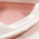 Corner toilet with a busting frame ", 55.5 x 41.5 x 15 cm, pink