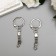 The basis for the armor of the carbine metal with a flat chain silver 5.8x2.2 cm
