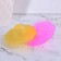 Brush - head washing massage, 7.5 × 7.5 × 3.5 cm, packing 12 pcs, color mix