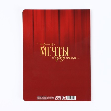 Diary Soft Cover Soft Tach with 24*16.5 cm, 80 sheets of "Snow New Year!"-3