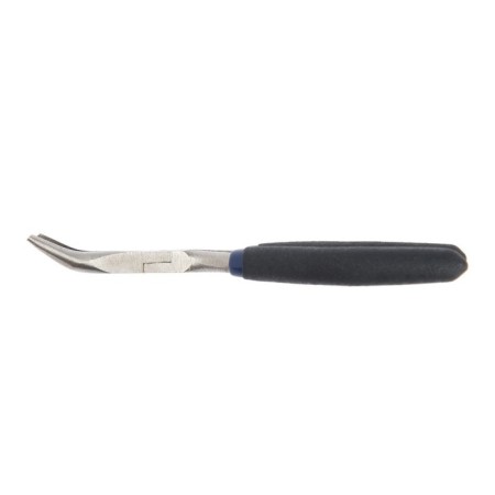 Mini curved long tundra, nickelled, rubberized handles, 125 mm-2