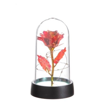 Nightlight "Flower" LED 3XAG10 red 8.5x8.5x15.5 cm-5