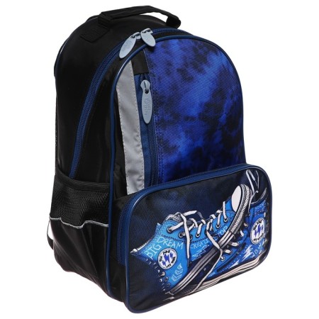 School backpack, 37 x 26 x 13 cm, ergonomic back, calligrata orth "sneakers"-5