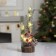 LED figure "Christmas tree with a bump", 8.2 × 29 × 8.2 cm, plastic, batteries CR2032x2, glow warm white