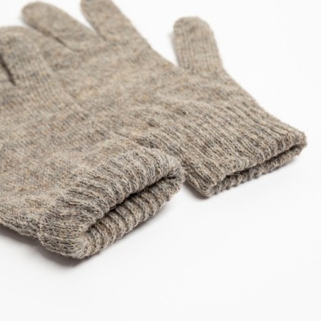 Gloves female, light gray, size 18-2
