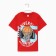 T -shirt for a boy, color red/basketball, height 152 cm