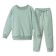 Costume (sweatshirt and trousers) children's minku, olive color, height 104 cm