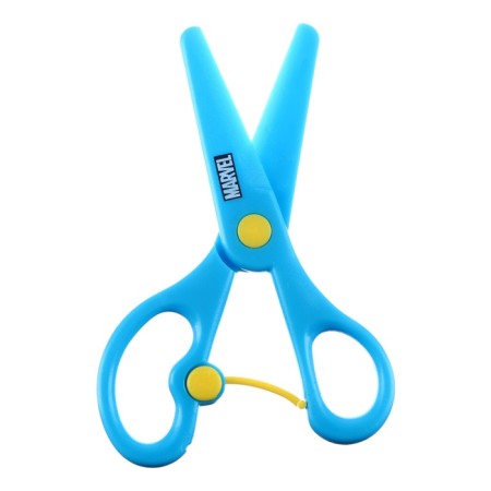Baby scissors 13 cm, plastic two-tone pens, spider-man, mix-1