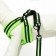 The ammunition set is soft, reflective, leash 120 x 1.5 cm, Osh 35-53 cm, yellow