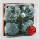 Set of balls plastic D-8 cm, 4 pcs "Jacqueline" Green