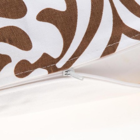 Decorative pillowcase 40x40 cm, Monograms Beige, 100% cotton-3